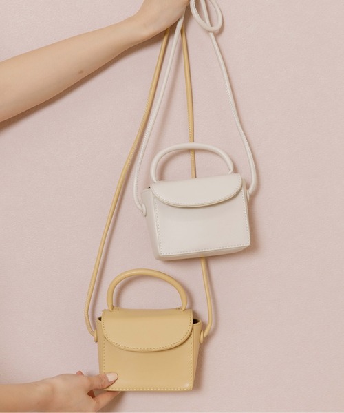 flower（フラワー）の「ウィズミニショルダーバッグ（ショルダーバッグ・レディース・ベージュ/アイボリー・FREE）」の4枚目の写真