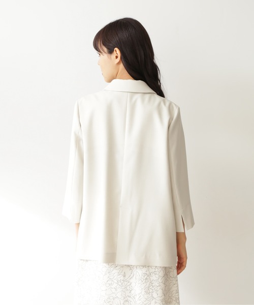 JILL by JILL STUART（ジルバイジルスチュアート）の「◇ハイツイストセットアップ(ジャケット）（テーラードジャケット・レディース・ベージュ/ネイビー・SMALL/MEDIUM）」の6枚目の写真