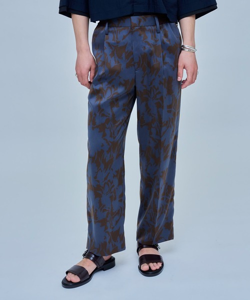 UNITED TOKYO(ユナイテッドトウキョウ)の「リーフプリントスラックス(スラックス・メンズ・ブラウン/グレー・1/2/3)」の15枚目の写真