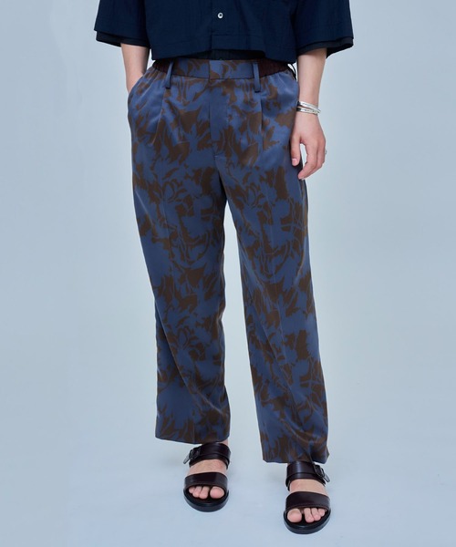 UNITED TOKYO(ユナイテッドトウキョウ)の「リーフプリントスラックス(スラックス・メンズ・ブラウン/グレー・1/2/3)」の14枚目の写真