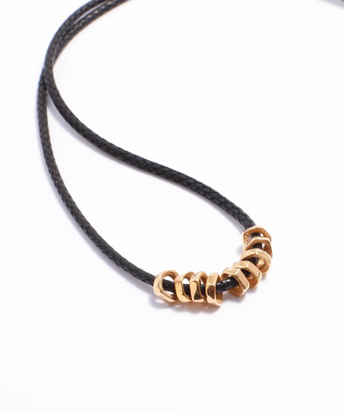 HARIM（ハリム）の「HARIM ハリム / ROCK BEADS NECKLACE K18coating シルバー925ロックビーズネックレス / HRP103  G（ネックレス・メンズ・ゴールド・FREE）」の21枚目の写真