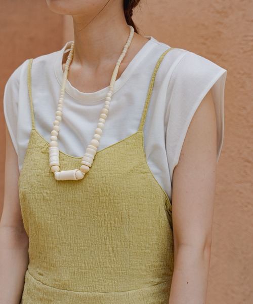 Kastane（カスタネ）の「ボーンネックレス（ネックレス・レディース・アイボリー・FREE）」の8枚目の写真