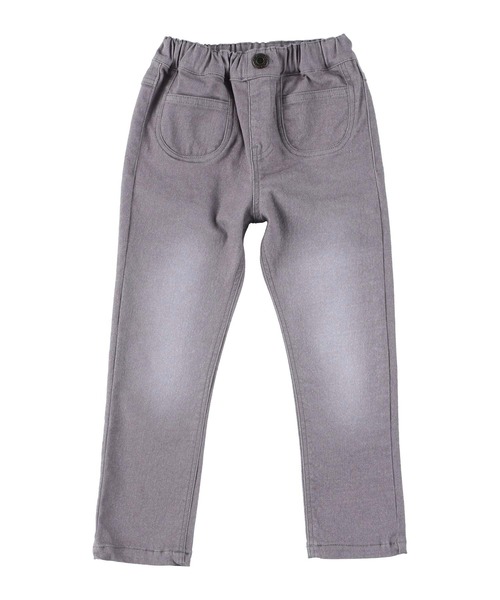 DILASH（ディラッシュ）の「ソフトパウダーストレッチデニム（デニムパンツ・キッズ・ベージュ/パープル/グレー/カーキ/レンガ・150/90/130/140/100/110/120/80）」の2枚目の写真