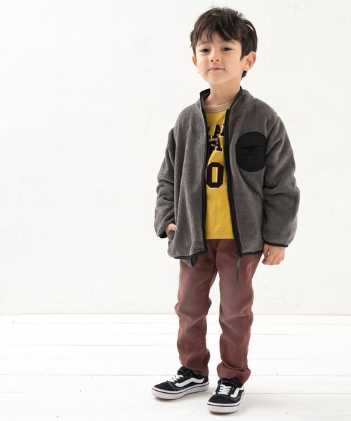 DILASH（ディラッシュ）の「ソフトパウダーストレッチデニム（デニムパンツ・キッズ・ベージュ/パープル/グレー/カーキ/レンガ・150/90/130/140/100/110/120/80）」の11枚目の写真