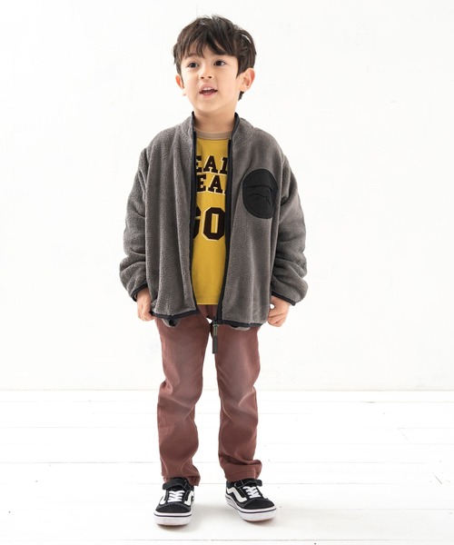 DILASH（ディラッシュ）の「ソフトパウダーストレッチデニム（デニムパンツ・キッズ・ベージュ/パープル/グレー/カーキ/レンガ・150/90/130/140/100/110/120/80）」の10枚目の写真