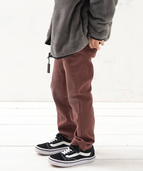 DILASH（ディラッシュ）の「ソフトパウダーストレッチデニム（デニムパンツ・キッズ・ベージュ/パープル/グレー/カーキ/レンガ・150/90/130/140/100/110/120/80）」の8枚目の写真