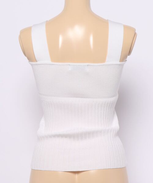 PAGEBOY(ページボーイ)の「ランダムリブニットタンク(ニット/セーター・レディース・ブラック/グレー/オフホワイト/イエロー/インディゴブルー・FREE)」の7枚目の写真