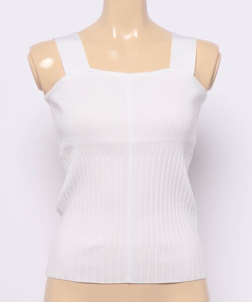 PAGEBOY(ページボーイ)の「ランダムリブニットタンク(ニット/セーター・レディース・ブラック/グレー/オフホワイト/イエロー/インディゴブルー・FREE)」の21枚目の写真