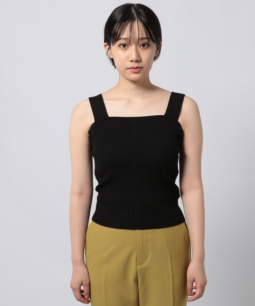 PAGEBOY(ページボーイ)の「ランダムリブニットタンク(ニット/セーター・レディース・ブラック/グレー/オフホワイト/イエロー/インディゴブルー・FREE)」の13枚目の写真