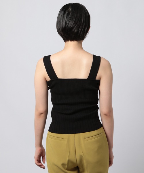PAGEBOY(ページボーイ)の「ランダムリブニットタンク(ニット/セーター・レディース・ブラック/グレー/オフホワイト/イエロー/インディゴブルー・FREE)」の15枚目の写真