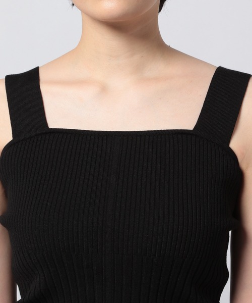 PAGEBOY(ページボーイ)の「ランダムリブニットタンク(ニット/セーター・レディース・ブラック/グレー/オフホワイト/イエロー/インディゴブルー・FREE)」の16枚目の写真