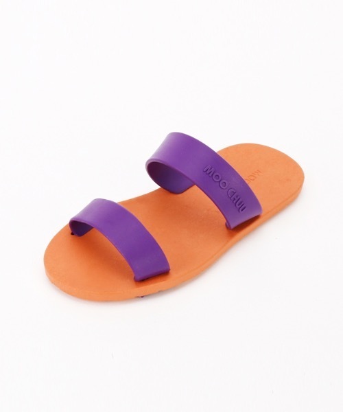 moochuu(ムーチュー)の「【moochuu 】MC03 2ストラップ / MC03 Two Straps(サンダル・レディース・ピンク/ブラウン×イエロー/ホワイト/ブラック×ホワイト/バイオレット/グレー×サックスブルー/ブルー/ブラック/ブラウン/イエロー/キャメル・36/44/43/41/37/38)」の8枚目の写真