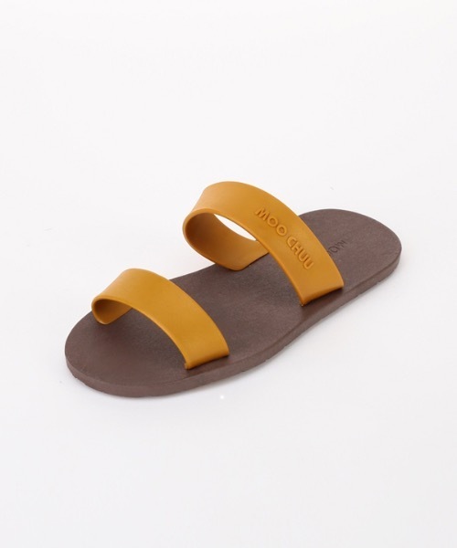 moochuu(ムーチュー)の「【moochuu 】MC03 2ストラップ / MC03 Two Straps(サンダル・レディース・ピンク/ブラウン×イエロー/ホワイト/ブラック×ホワイト/バイオレット/グレー×サックスブルー/ブルー/ブラック/ブラウン/イエロー/キャメル・36/44/43/41/37/38)」の6枚目の写真