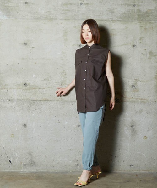 lautreamont BLEUBLANC（ロートレアモンブルーブラン）の「<lautreamont BLEUBLANC>リランチェツイルカーゴパンツ（その他パンツ・レディース・ホワイト/ブラック/カーキ・11号/9号/7号）」の12枚目の写真