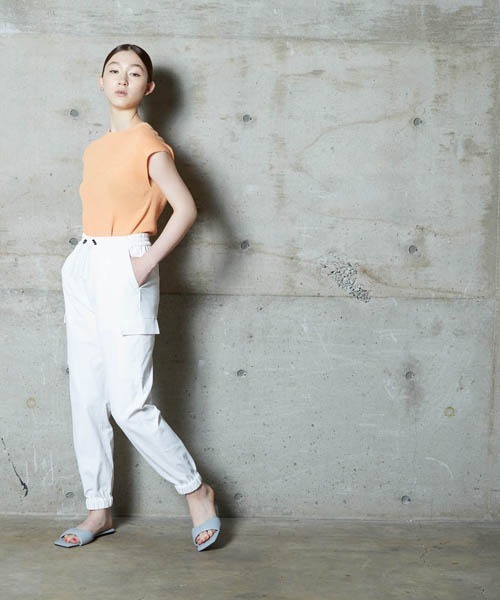 lautreamont BLEUBLANC（ロートレアモンブルーブラン）の「<lautreamont BLEUBLANC>リランチェツイルカーゴパンツ（その他パンツ・レディース・ホワイト/ブラック/カーキ・11号/9号/7号）」の17枚目の写真