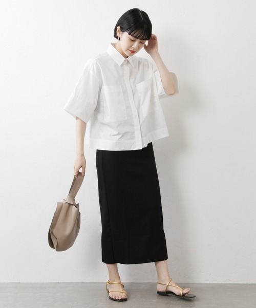 JOURNAL STANDARD 金子綾 コラボ シャツ　ブラウス　ブルー 7/16（金）一斉発売！【金子綾さんコラボアイテム】人気STAFF