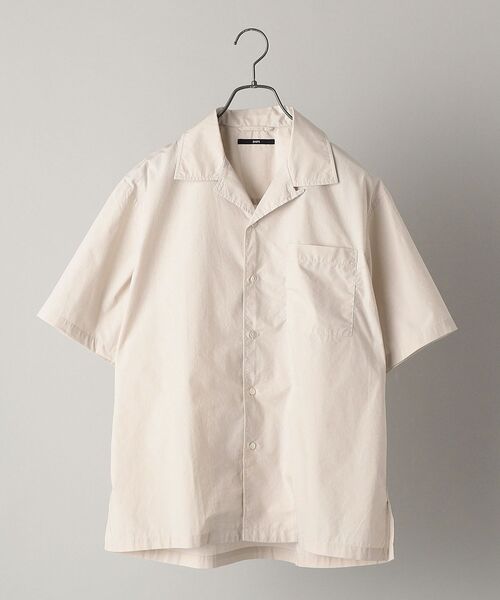 SHIPS(シップス)の「SHIPS: スーピマコットン タイプライター オープンカラーシャツ S/S(シャツ/ブラウス・メンズ・ベージュ/ホワイト/グレー/ネイビー・LARGE/MEDIUM/SMALL)」の21枚目の写真
