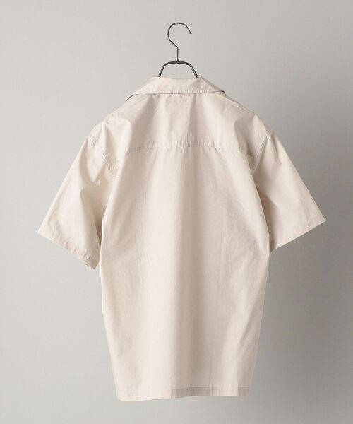 SHIPS(シップス)の「SHIPS: スーピマコットン タイプライター オープンカラーシャツ S/S(シャツ/ブラウス・メンズ・ベージュ/ホワイト/グレー/ネイビー・LARGE/MEDIUM/SMALL)」の22枚目の写真