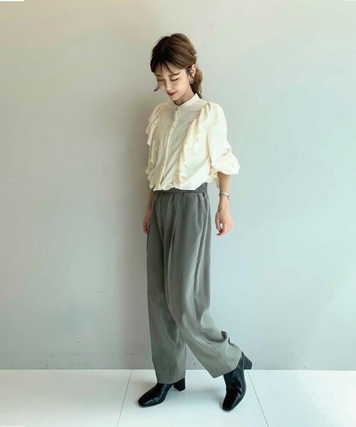 DRESSTERIOR（ドレステリア）の「◆【otonaMUSE11月号掲載】FABIO RUSCONI（ファビオルスコーニ）ショートブーツ（ブーツ・レディース・ホワイト系/ブラック・60/80/70）」の13枚目の写真