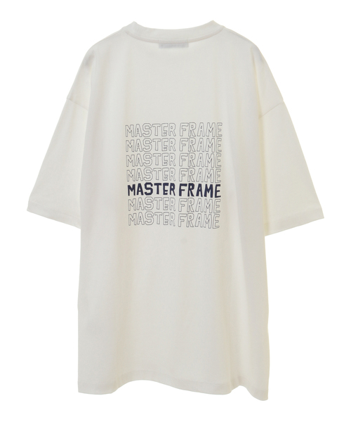 MEN'S MELROSE(メンズメルローズ)の「MASTER FRAME ハンドリドゥンロゴTシャツ(Tシャツ/カットソー・メンズ・パープル/ホワイト/ベージュ/ホワイト系その他・3/4/2)」の5枚目の写真