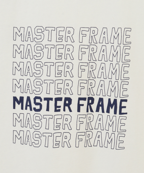 MEN'S MELROSE(メンズメルローズ)の「MASTER FRAME ハンドリドゥンロゴTシャツ(Tシャツ/カットソー・メンズ・パープル/ホワイト/ベージュ/ホワイト系その他・3/4/2)」の10枚目の写真
