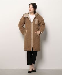ROXY/ロキシー ロング丈無地ボアジャケット RJK214066