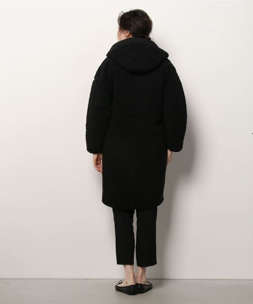 ROXY（ロキシー）の「ROXY/ロキシー   ロング丈無地ボアジャケット   RJK214066（その他アウター・レディース・ベージュ/ホワイト/ブラック・M/L）」の5枚目の写真