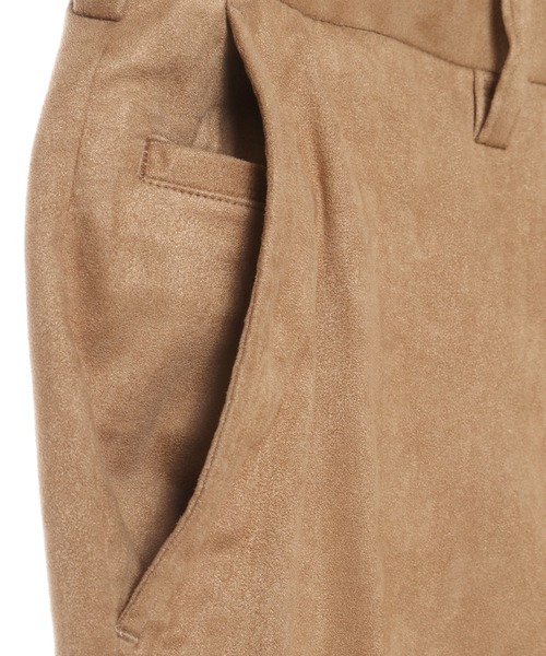 CROWDED CLOSET（クラウデッドクローゼット）の「コマスエードストレッチパンツ／セットアップ対応／ビジカジ/パーティー（スラックス・メンズ・ベージュ/ネイビー/グレー・01/02/03/04）」の7枚目の写真