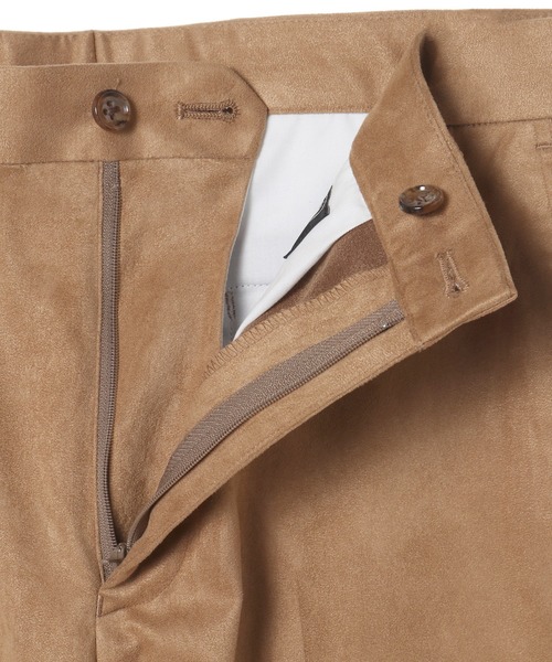 CROWDED CLOSET（クラウデッドクローゼット）の「コマスエードストレッチパンツ／セットアップ対応／ビジカジ/パーティー（スラックス・メンズ・ベージュ/ネイビー/グレー・01/02/03/04）」の13枚目の写真