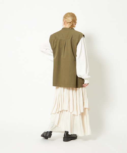 CIAOPANIC（チャオパニック）の「ミリタリーベスト（ベスト・レディース・ブラック/オリーブ・FREE）」の17枚目の写真