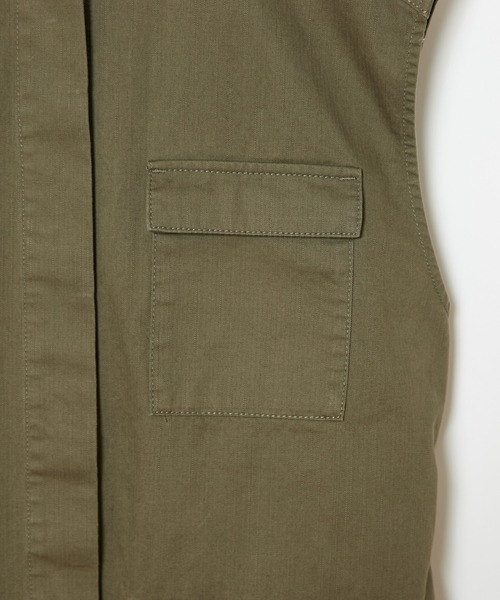 CIAOPANIC（チャオパニック）の「ミリタリーベスト（ベスト・レディース・ブラック/オリーブ・FREE）」の20枚目の写真