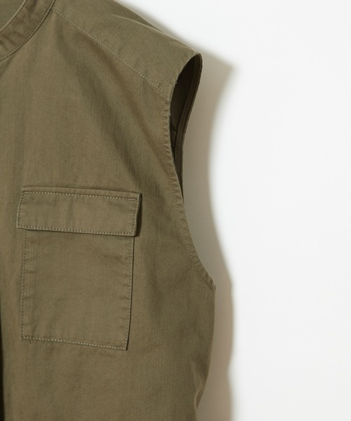 CIAOPANIC（チャオパニック）の「ミリタリーベスト（ベスト・レディース・ブラック/オリーブ・FREE）」の21枚目の写真