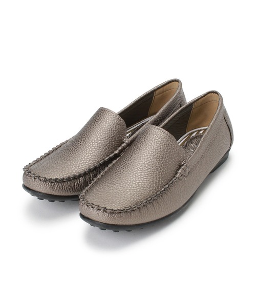 LUGG NAGG(ラグナグ)の「シンプルモカシンシューズ(モカシン/デッキシューズ・レディース・ブラック/ホワイト/ガンメタ・23.0cm/24.0cm/24.5cm/23.5cm)」の11枚目の写真