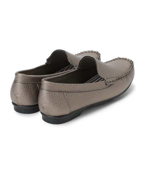 LUGG NAGG(ラグナグ)の「シンプルモカシンシューズ(モカシン/デッキシューズ・レディース・ブラック/ホワイト/ガンメタ・23.0cm/24.0cm/24.5cm/23.5cm)」の13枚目の写真