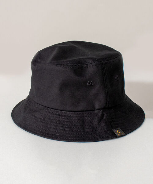 GLOSTER（グロスター）の「RIPSTOP BUCKET HAT リップストップバケットハット（ハット・メンズ・ブラック/ベージュ/オリーブ・FREE）」の2枚目の写真
