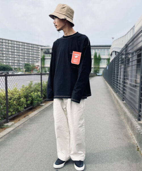 GLOSTER（グロスター）の「RIPSTOP BUCKET HAT リップストップバケットハット（ハット・メンズ・ブラック/ベージュ/オリーブ・FREE）」の10枚目の写真