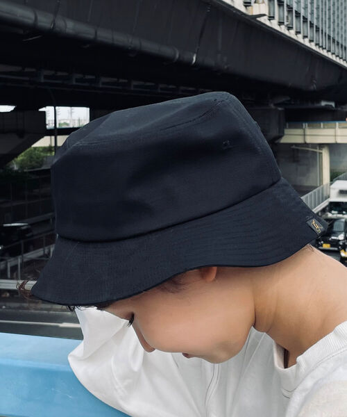 GLOSTER（グロスター）の「RIPSTOP BUCKET HAT リップストップバケットハット（ハット・メンズ・ブラック/ベージュ/オリーブ・FREE）」の14枚目の写真