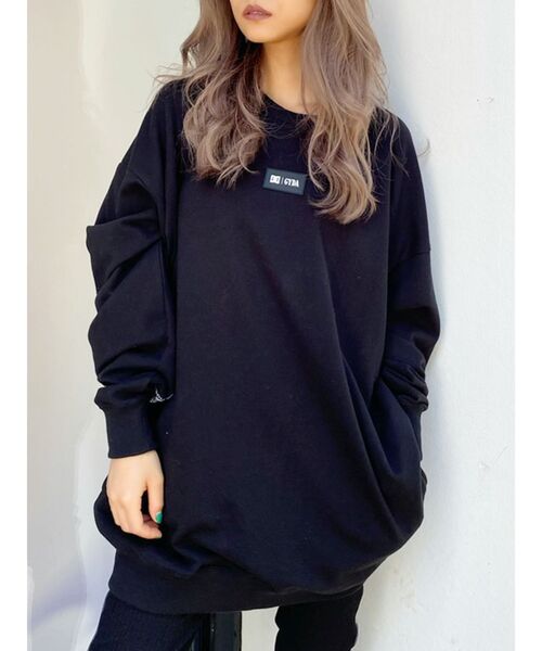 DC(ディーシー)の「DC×GYDA original design BACKLINE プルオーバー(Tシャツ/カットソー・レディース・オフホワイト/ブラック/ベージュ/カーキ・FREE)」の21枚目の写真