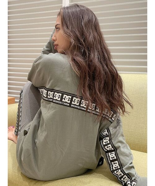 DC(ディーシー)の「DC×GYDA original design BACKLINE プルオーバー(Tシャツ/カットソー・レディース・オフホワイト/ブラック/ベージュ/カーキ・FREE)」の7枚目の写真