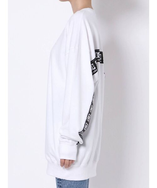 DC(ディーシー)の「DC×GYDA original design BACKLINE プルオーバー(Tシャツ/カットソー・レディース・オフホワイト/ブラック/ベージュ/カーキ・FREE)」の9枚目の写真