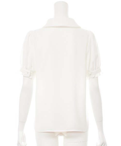 Secret Honey（シークレットハニー）の「ネクタイ付き学生風ブラウス（シャツ/ブラウス・レディース・ピンク/ブルー/ブラウン系その他・MEDIUM）」の6枚目の写真