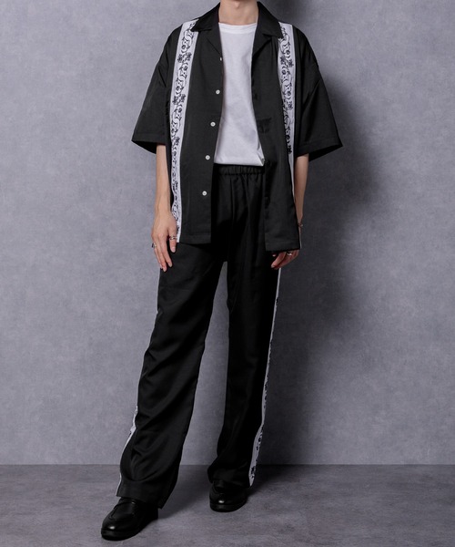 Adoon plain(アドーンプレーン)の「【Adoon plain】刺繍ラインパンツ(その他パンツ・メンズ・ブラック/カーキ・MEDIUM/LARGE)」の15枚目の写真