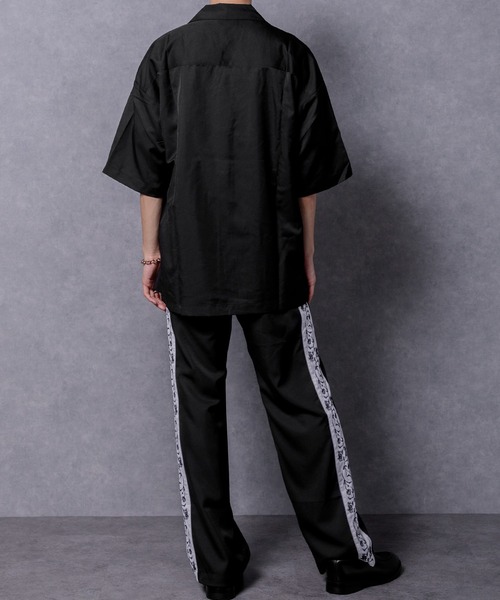 Adoon plain(アドーンプレーン)の「【Adoon plain】刺繍ラインパンツ(その他パンツ・メンズ・ブラック/カーキ・MEDIUM/LARGE)」の4枚目の写真