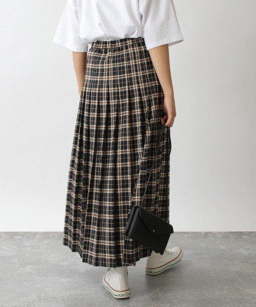 RAGEBLUE（レイジブルー）の「タータンチェックキルトスカート/214783（スカート・レディース・ブラック/グリーン・FREE）」の13枚目の写真
