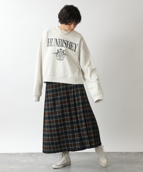 RAGEBLUE（レイジブルー）の「タータンチェックキルトスカート/214783（スカート・レディース・ブラック/グリーン・FREE）」の15枚目の写真