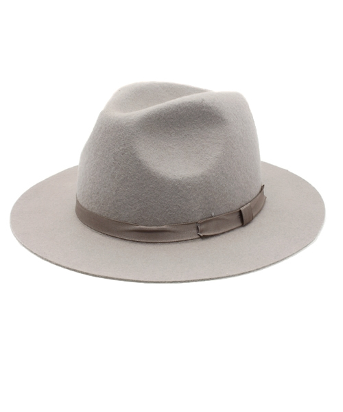 WEGO（ウィゴー）の「WEGO/ツバ広フェルトハット（ハット・メンズ・ブラック/グレー・FREE）」の2枚目の写真