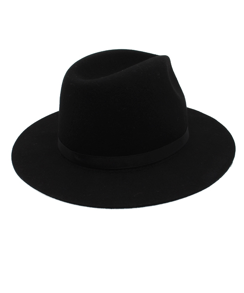 WEGO（ウィゴー）の「WEGO/ツバ広フェルトハット（ハット・メンズ・ブラック/グレー・FREE）」の4枚目の写真