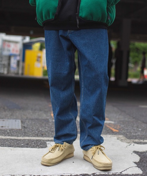 セール Wego ワイドテーパードデニムパンツ デニムパンツ Wego ウィゴー のファッション通販 Zozotown