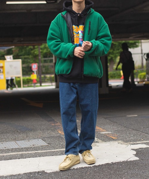 WEGO(ウィゴー)の「WEGO/ワイドテーパードデニムパンツ(デニムパンツ・メンズ・スカイブルー/ブラック/コバルトブルー・MEDIUM/LARGE)」の8枚目の写真