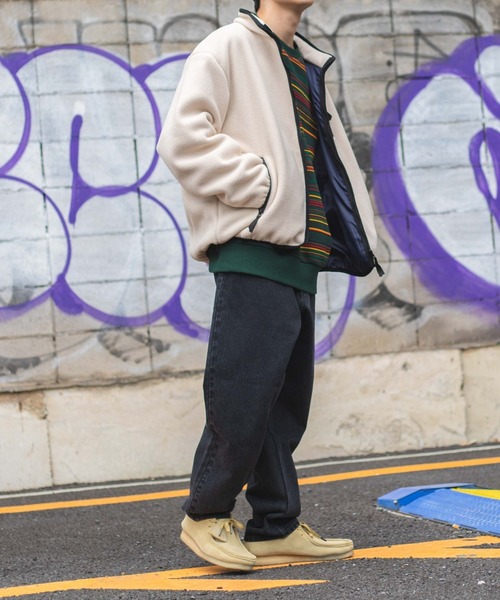 WEGO(ウィゴー)の「WEGO/ワイドテーパードデニムパンツ(デニムパンツ・メンズ・スカイブルー/ブラック/コバルトブルー・MEDIUM/LARGE)」の21枚目の写真